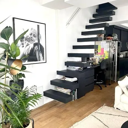 Superbe Duplex Pour 4 Centre Montorgueil Lägenhet